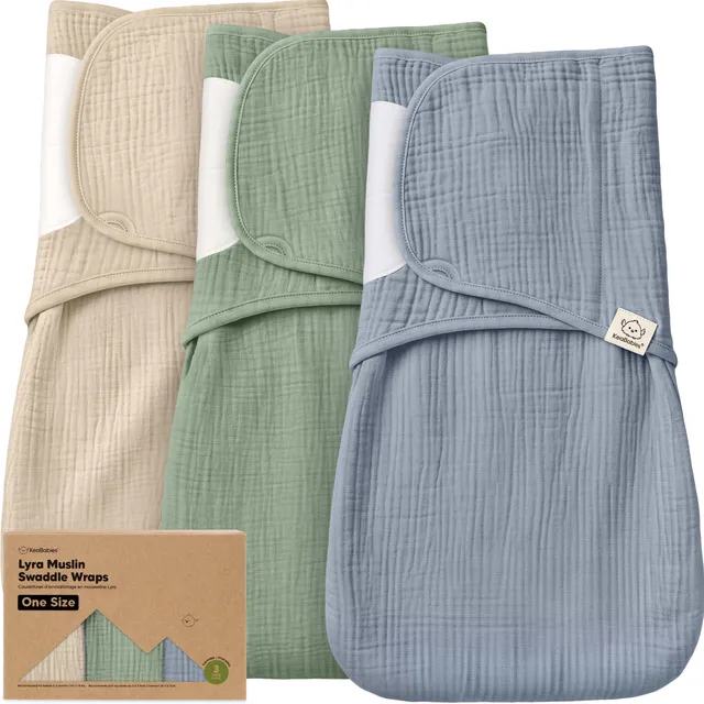 keababies-lyra-musselin-puckt-cher-3er-pack-swaddle-wraps image 1