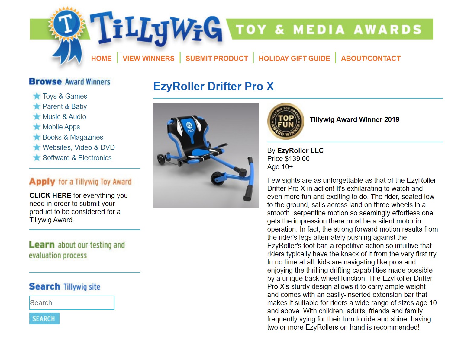 ezyroller-drifter-pro-x-gomango-orange-drift-dreirad image 8