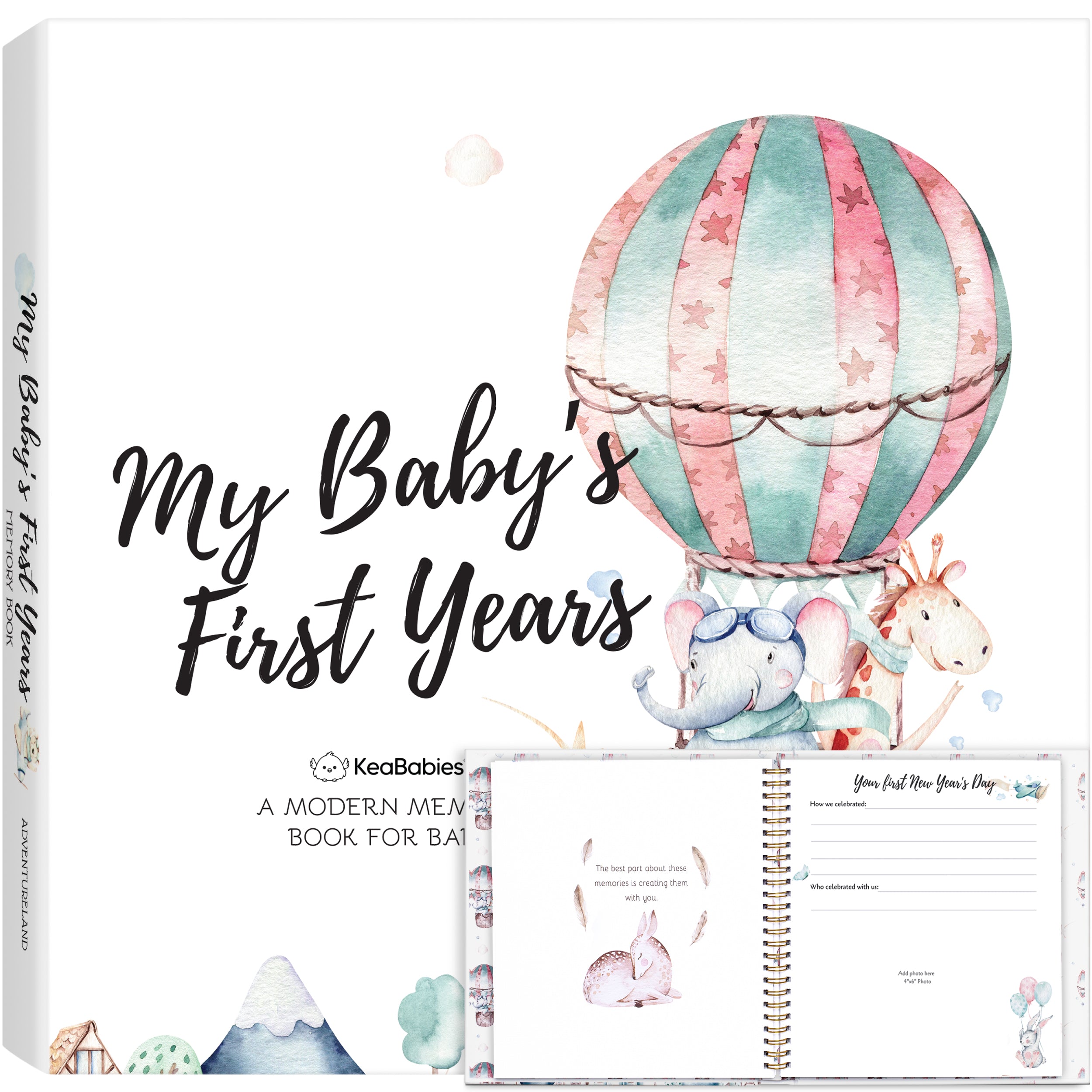 keababies-craft-baby-erinnerungsbuch-erste-jahre-90-seiten-wei image 1