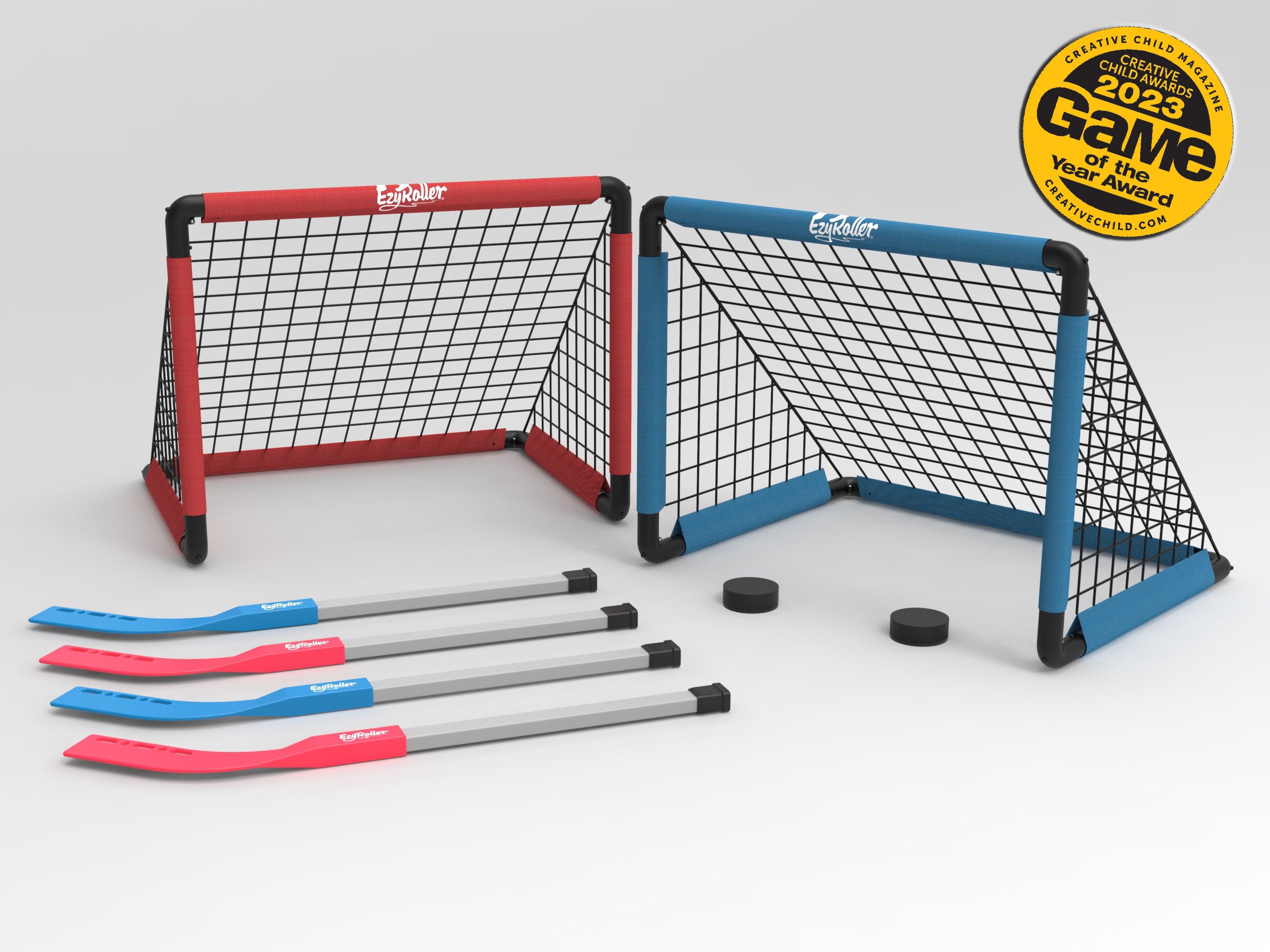 ezyroller-hockey-set-outdoor-hockey-zubeh-r-mit-toren image 3