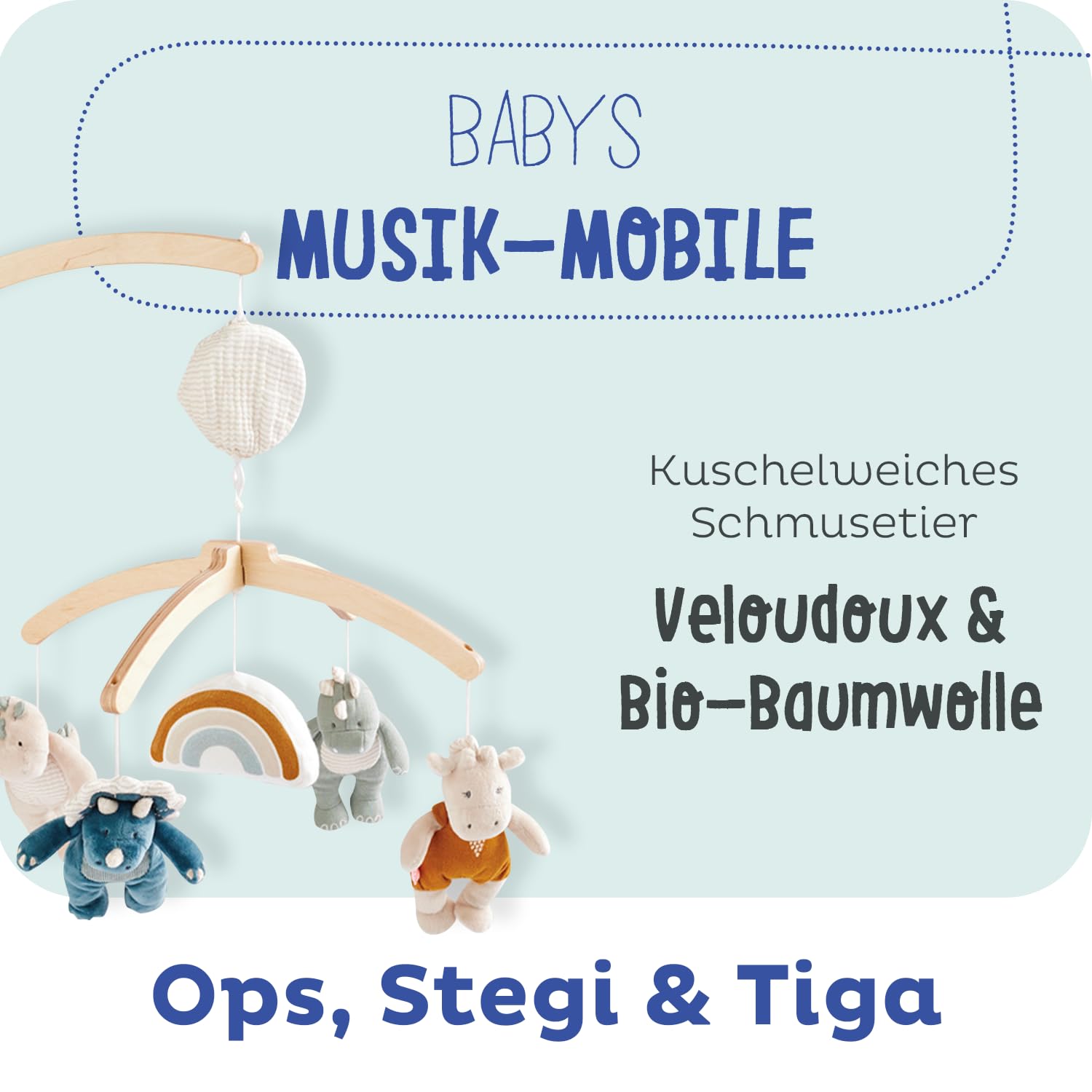 noukies-musikalisches-mobile-tiga-stegi-ops-dinosaurier-brahms-melodie image 2