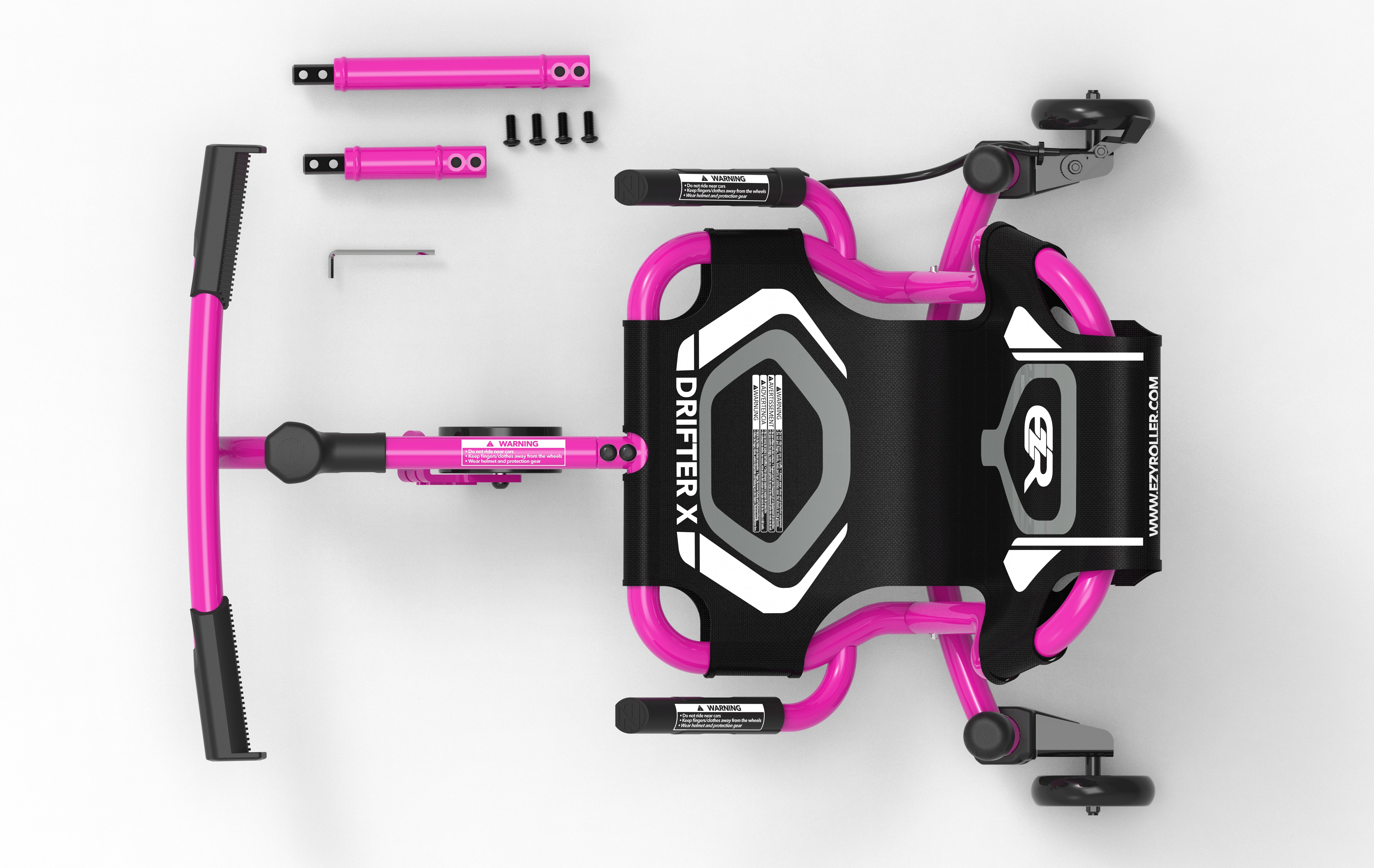 ezyroller-drifter-x-kinder-driftrad-princess-pink image 5