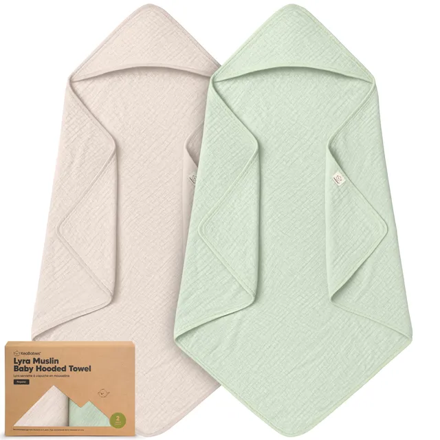 keababies-2-pack-lyra-musselin-kapuzenhandt-cher image 1