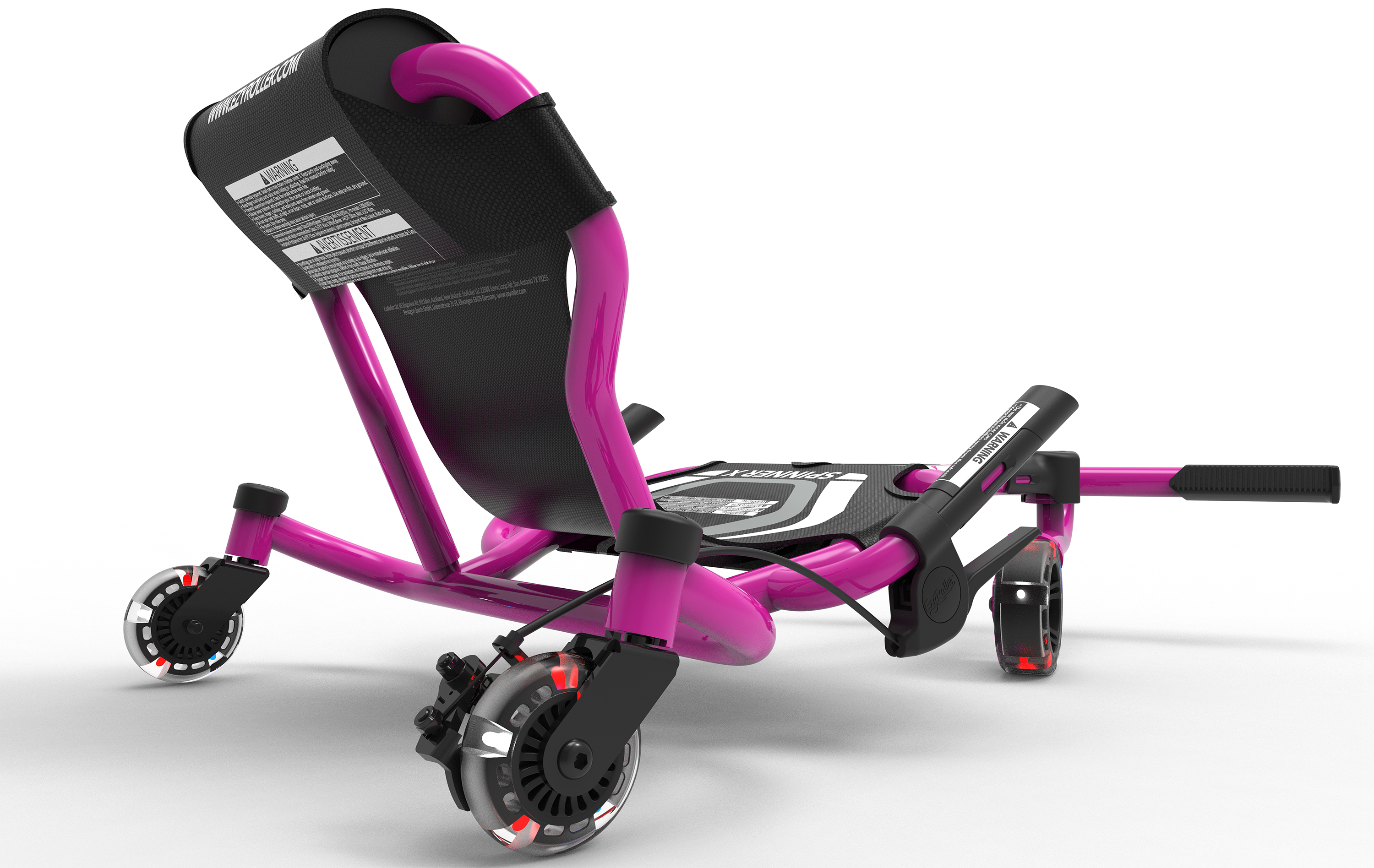 ezyroller-spinner-pink-mit-led-r-dern image 2