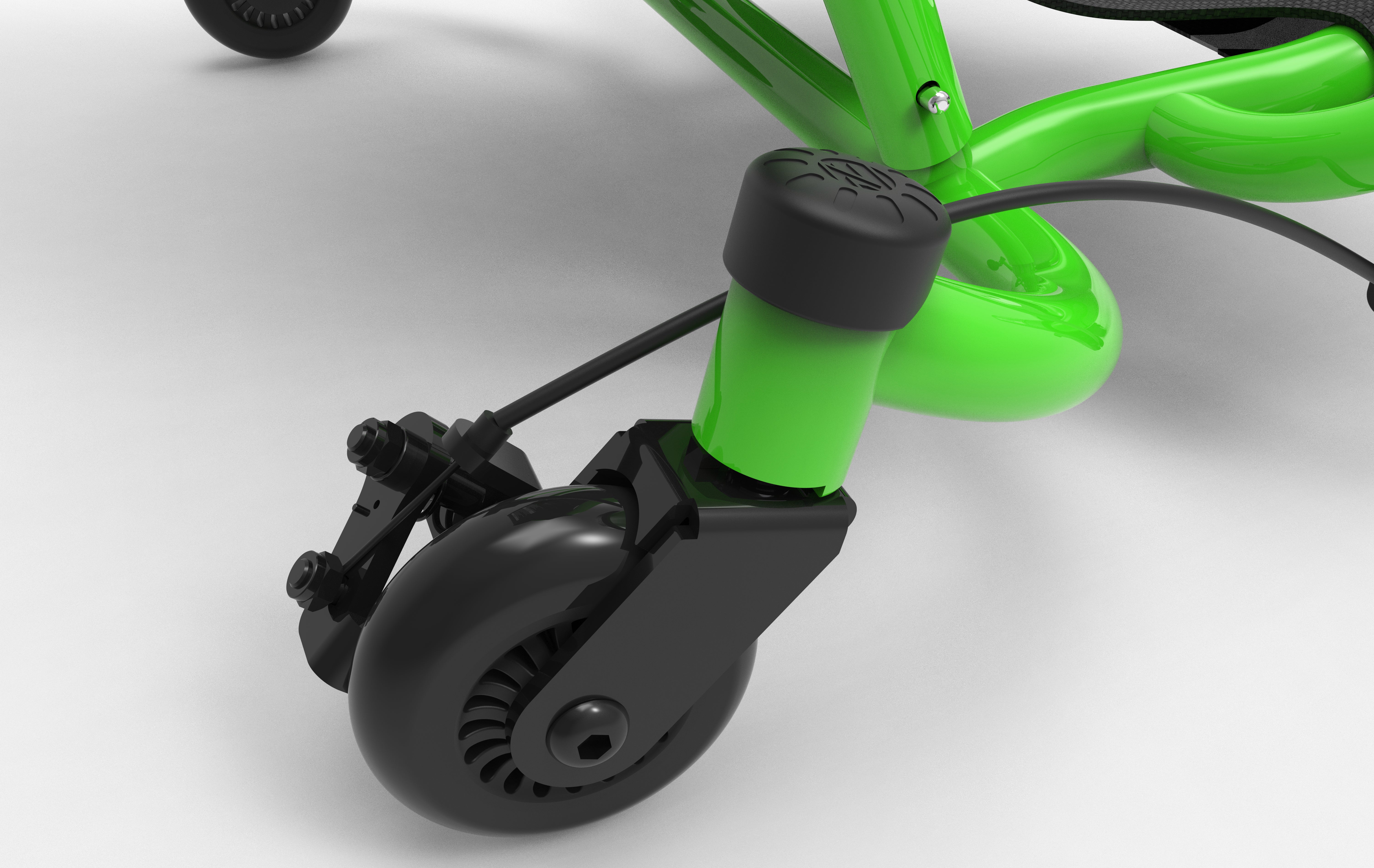 ezyroller-spinner-dreirad-lime-green image 2