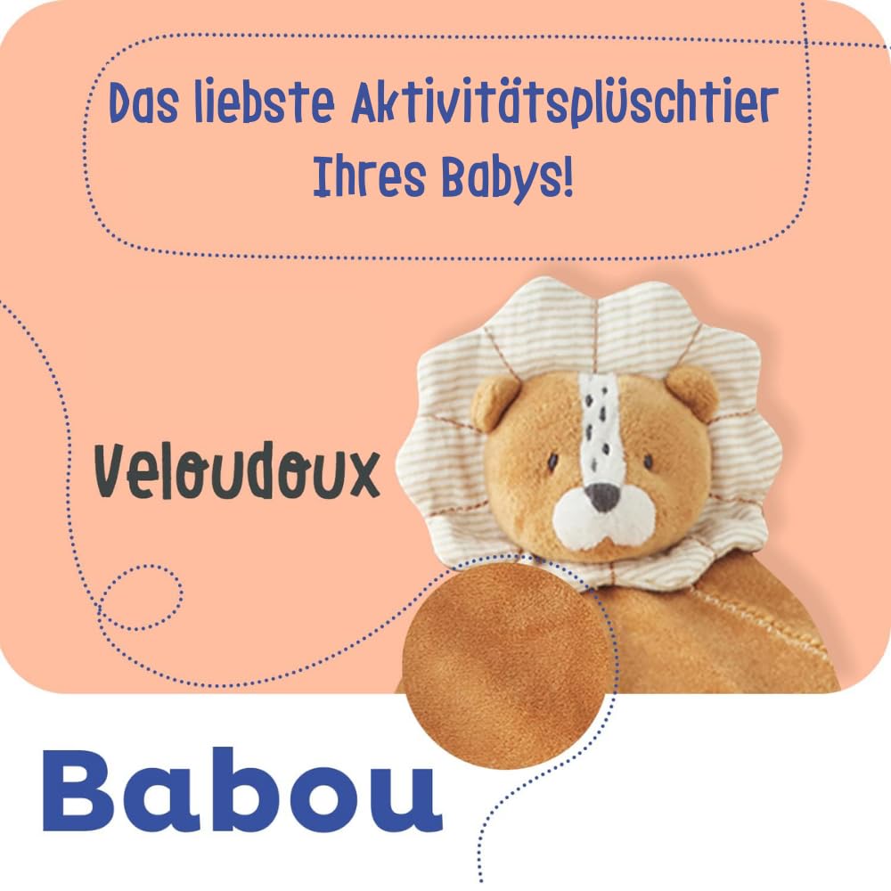 noukies-aktivit-tspl-schtier-babou-40-cm-veloudoux-kamelbraun image 2