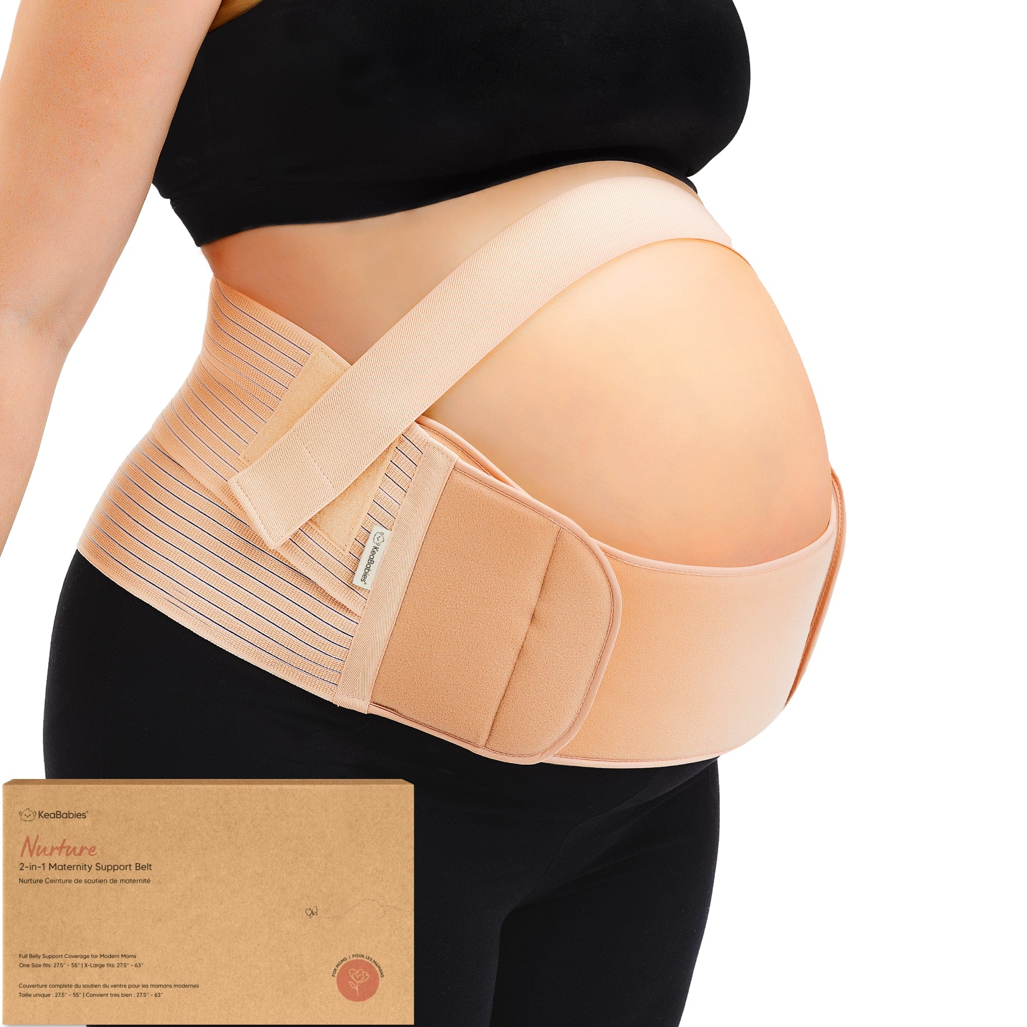 keababies-nurture-2-in-1-schwangerschafts-gurt-bauch-r-ckenst-tze image 1