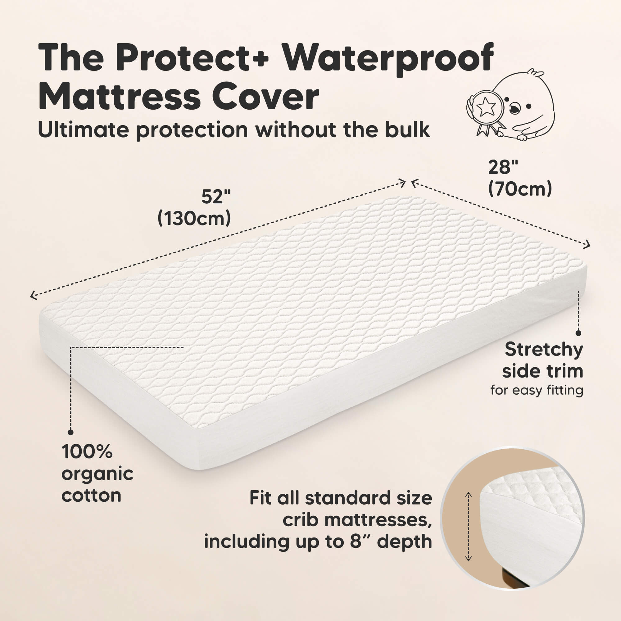keababies-mavy-protect-wasserdichte-matratzenschoner-52x28 image 2