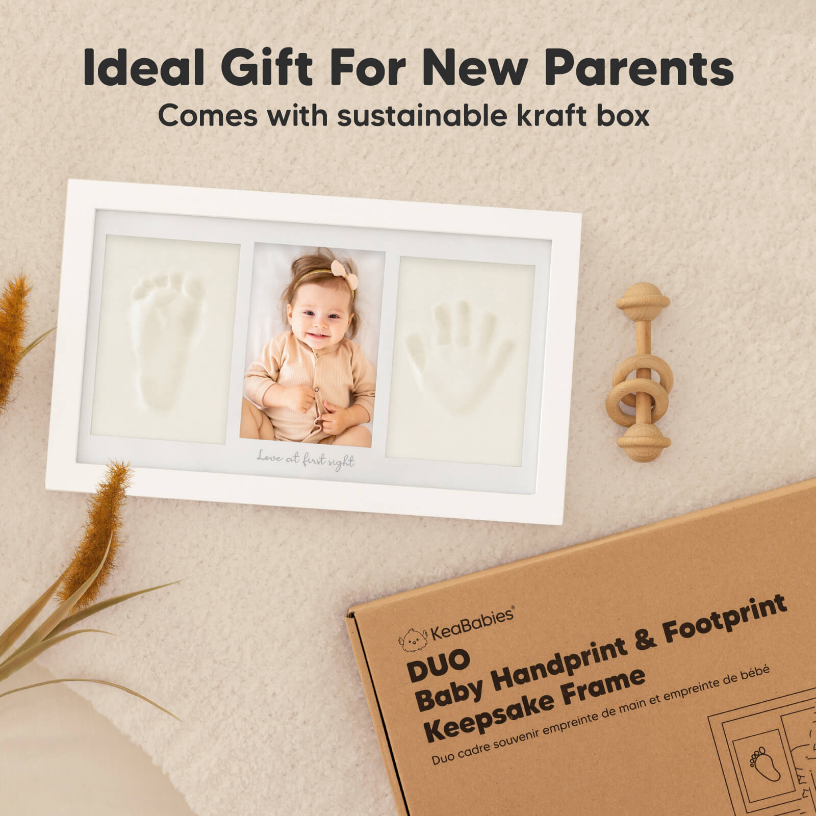 keababies-baby-hand-und-fu-abdruck-erinnerungsrahmen-duo-set image 4