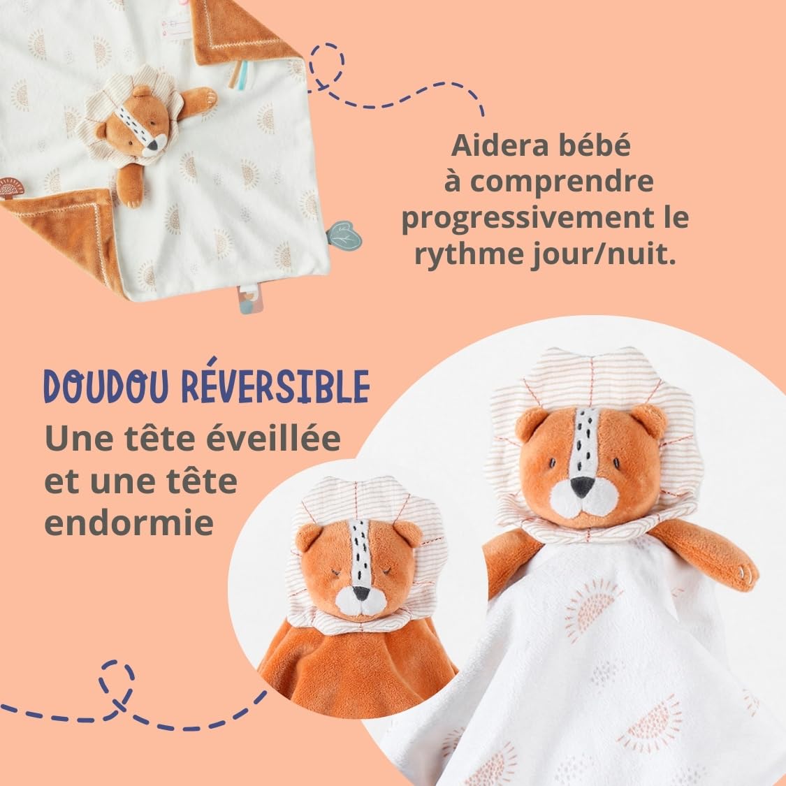 noukie-s-babou-kendi-kuscheltier-tag-und-nacht-karamell image 3