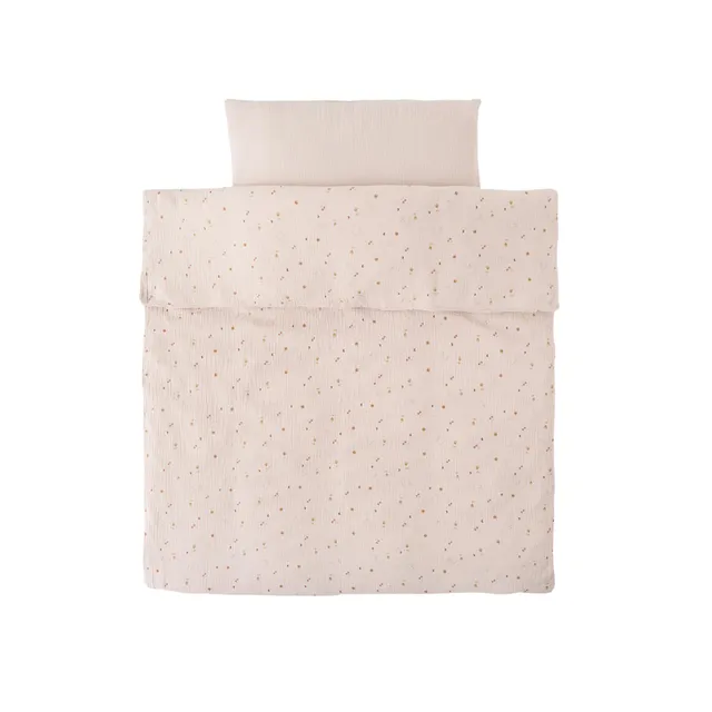 noukies-bali-bettbezug-set-mokka-snow-taupe-100-x-140-cm image 1
