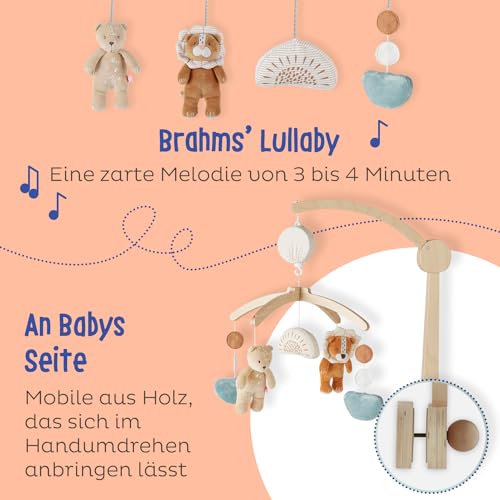 noukie-s-babou-kendi-musik-mobile-holz-pastell-f-r-wiege-und-gitterbett image 8