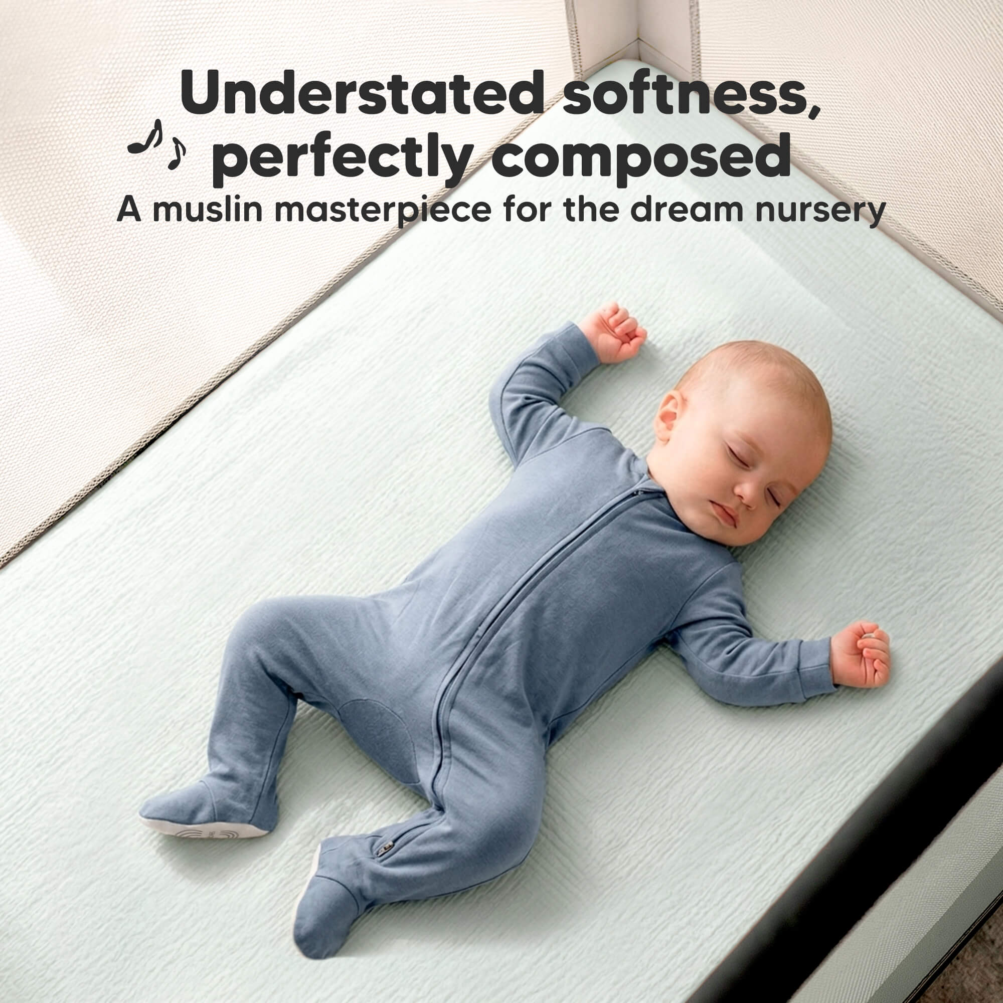 keababies-2-pack-lyra-musselin-mini-crib-spannbettlaken image 2