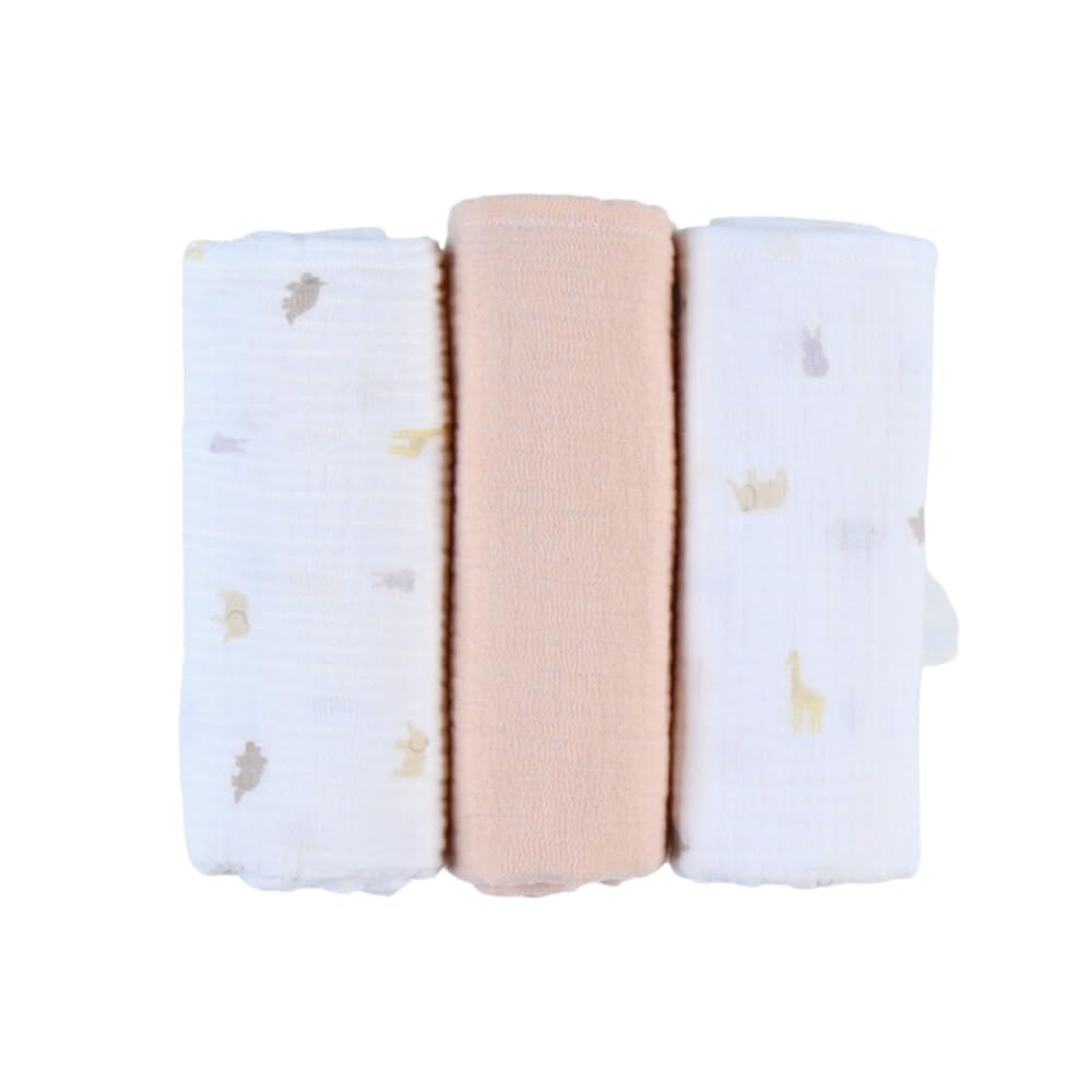 noukies-mix-match-wickelt-cher-3er-pack-bio-musselin-ecru-ocker-giraffe image 7