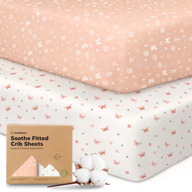 keababies-soothe-spannbettlaken-babybett-jersey-baumwolle-132x71cm image 1