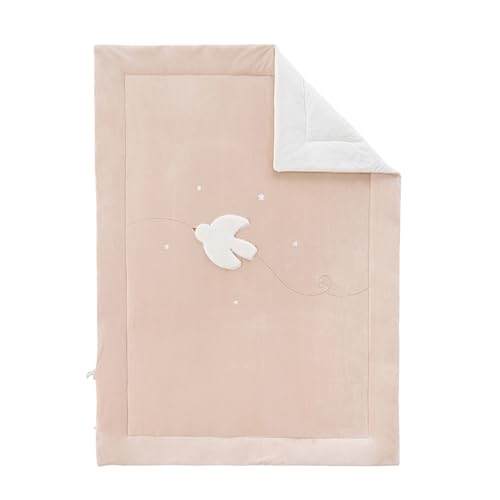 noukie-s-veloudoux-decke-bali-moka-snow-rosa-100-x-140-cm image 6