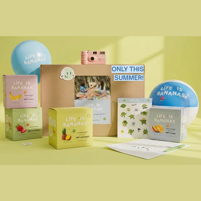 life-is-bananas-summer-family-box-geschenkbox-mit-snacks-sommer-accessoires image 1