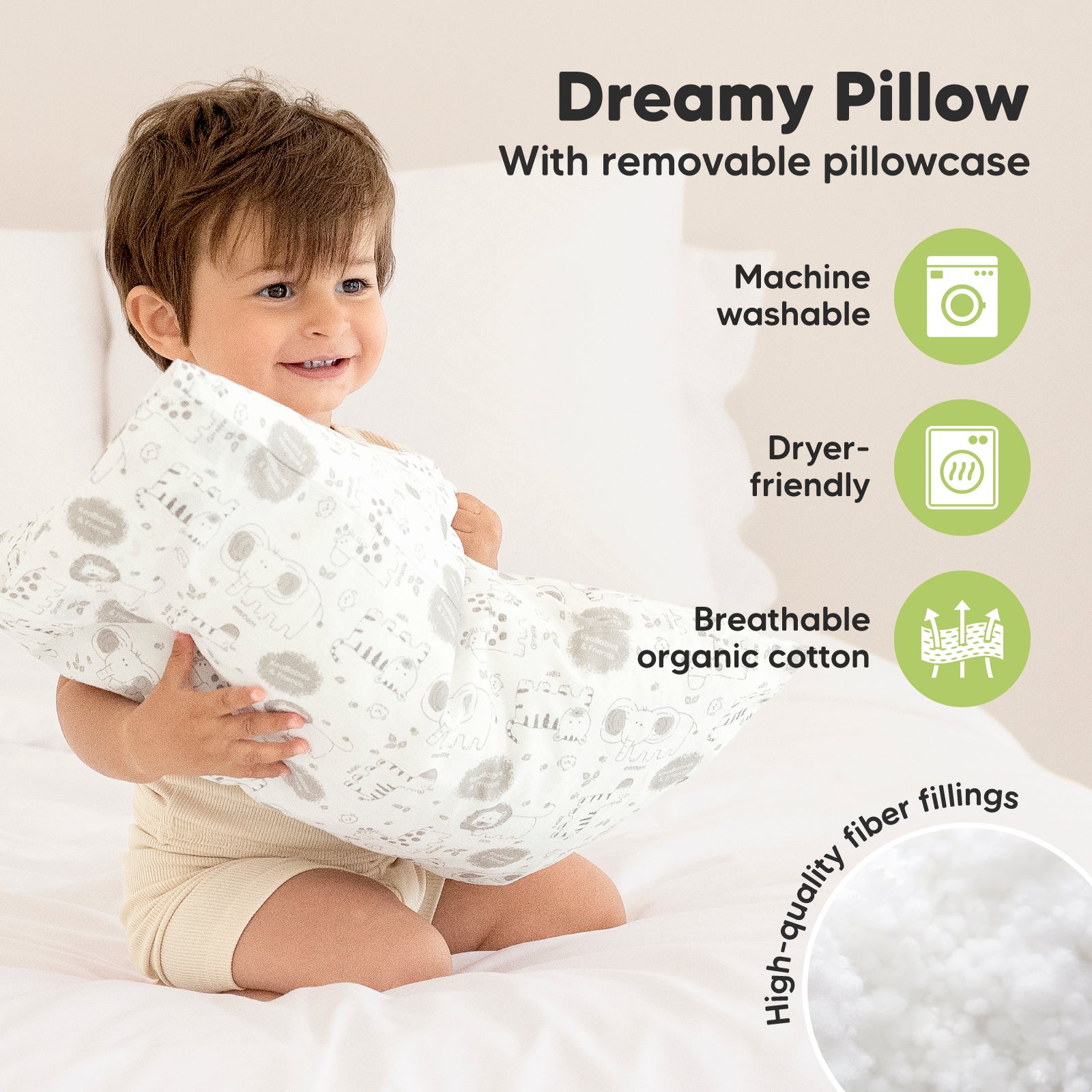 keababies-my-little-dreamy-kleinkind-kissen-2er-pack-33x46cm-dinoworld-keasafari image 4