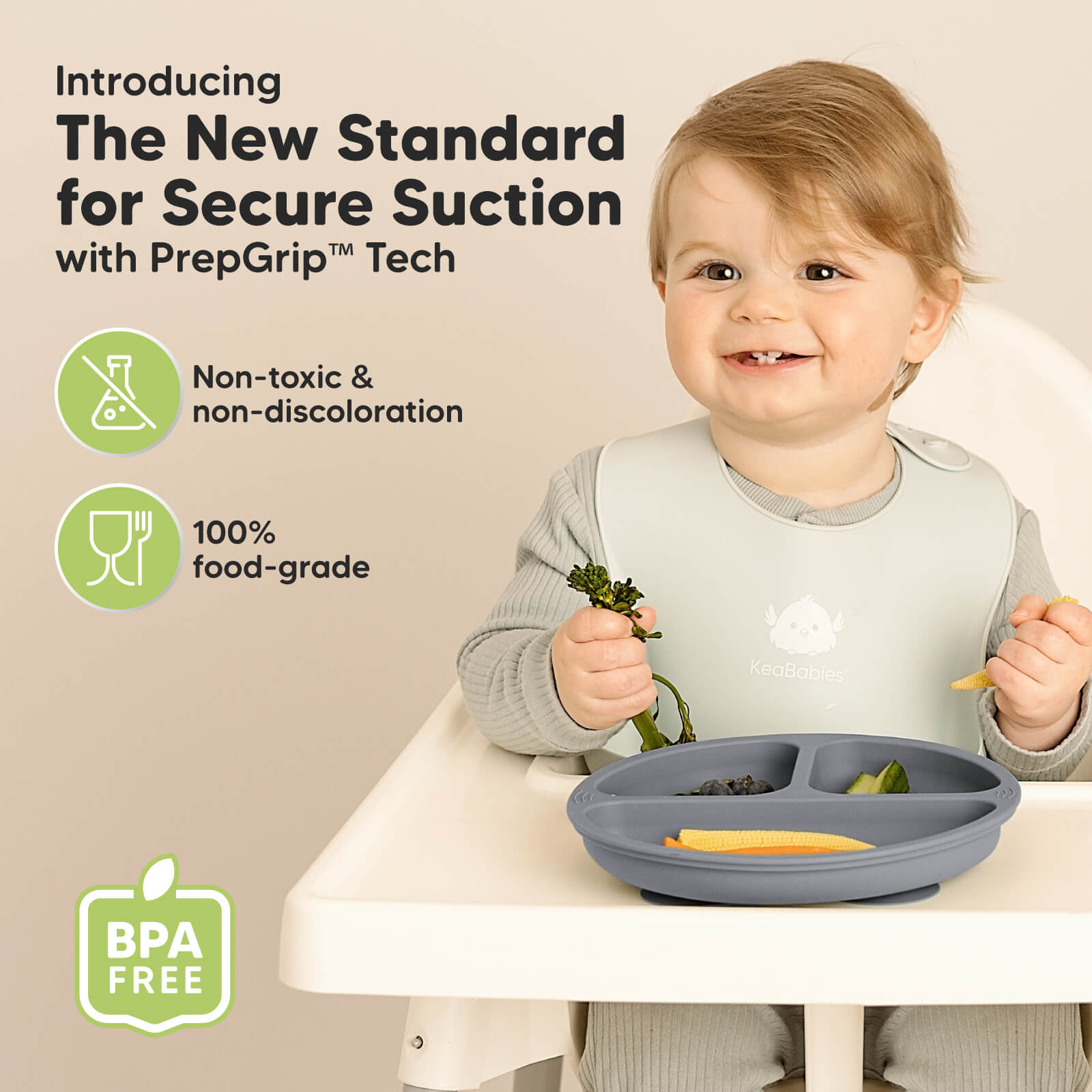 keababies-3-pack-prep-silikon-saugnapf-teller-baby image 2